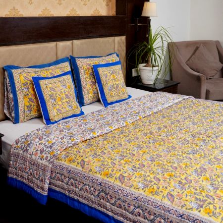 Royal Marigold Cotton Quilt